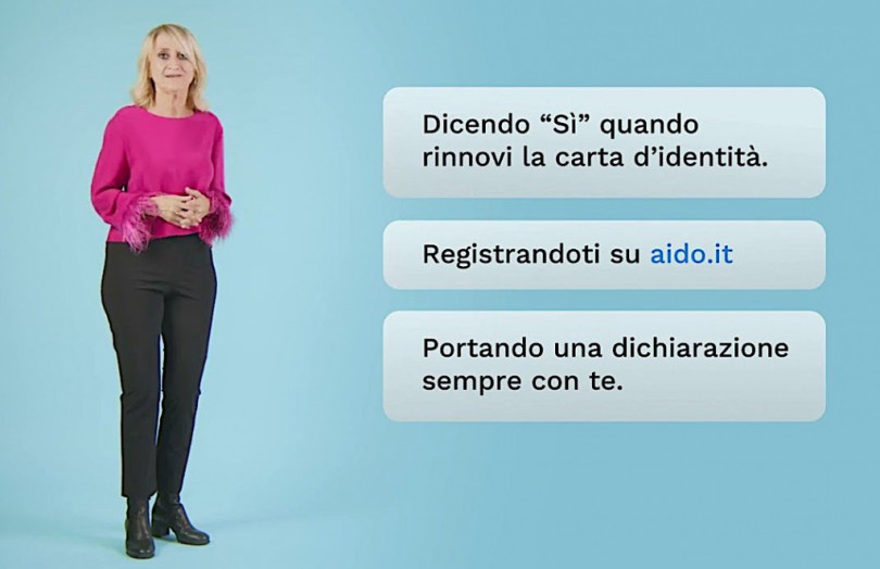 “Dichiarati donatore di organi” la campagna promossa da Aitf a cui collabora Aido